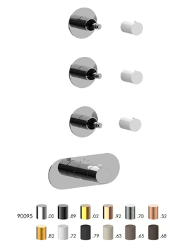 TOLOMEO 83731S - Recessed single handle thermostatic shower mixer by Rubinetterie Frattini - view 3